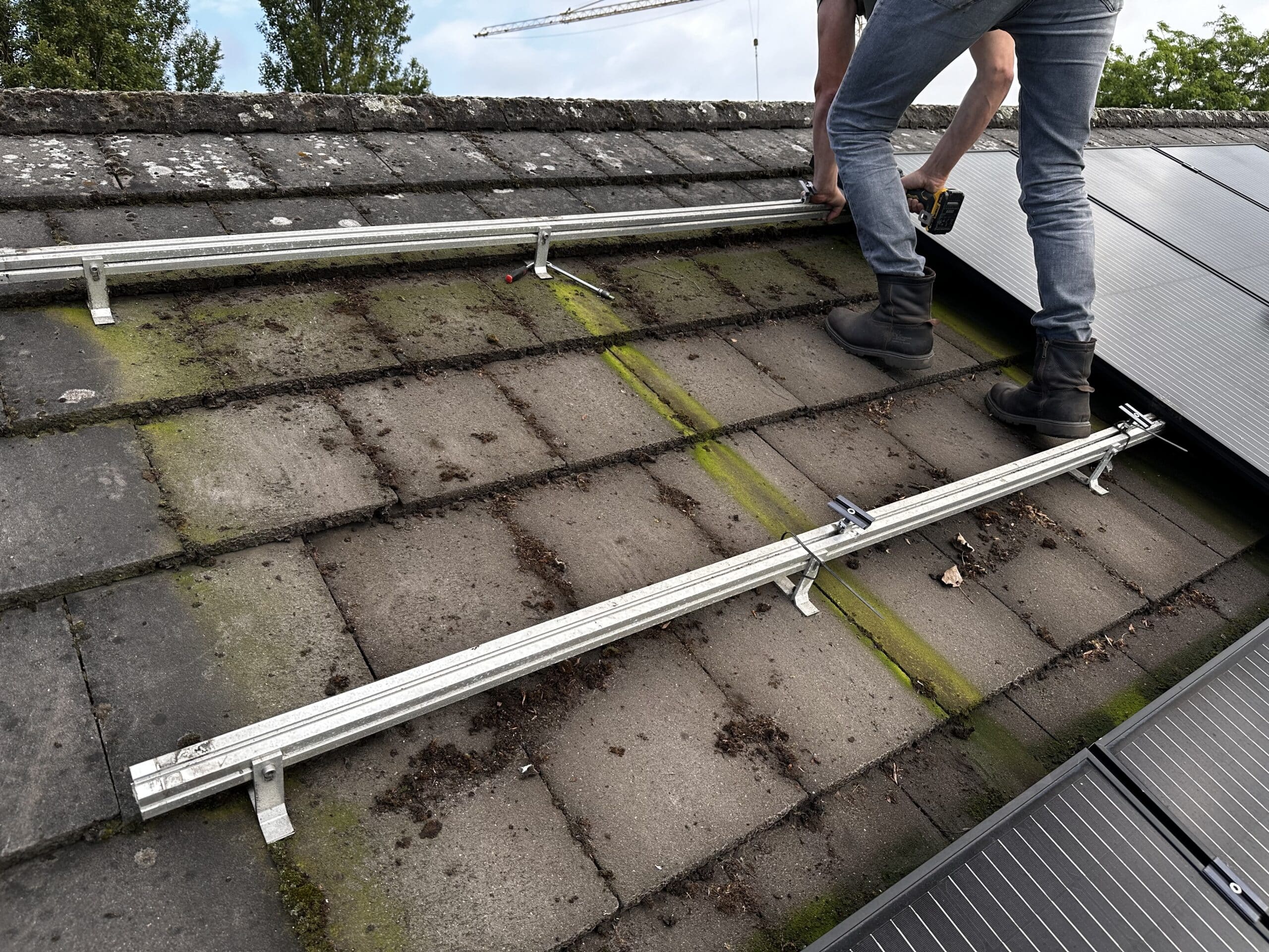 Demontage zonnepanelen