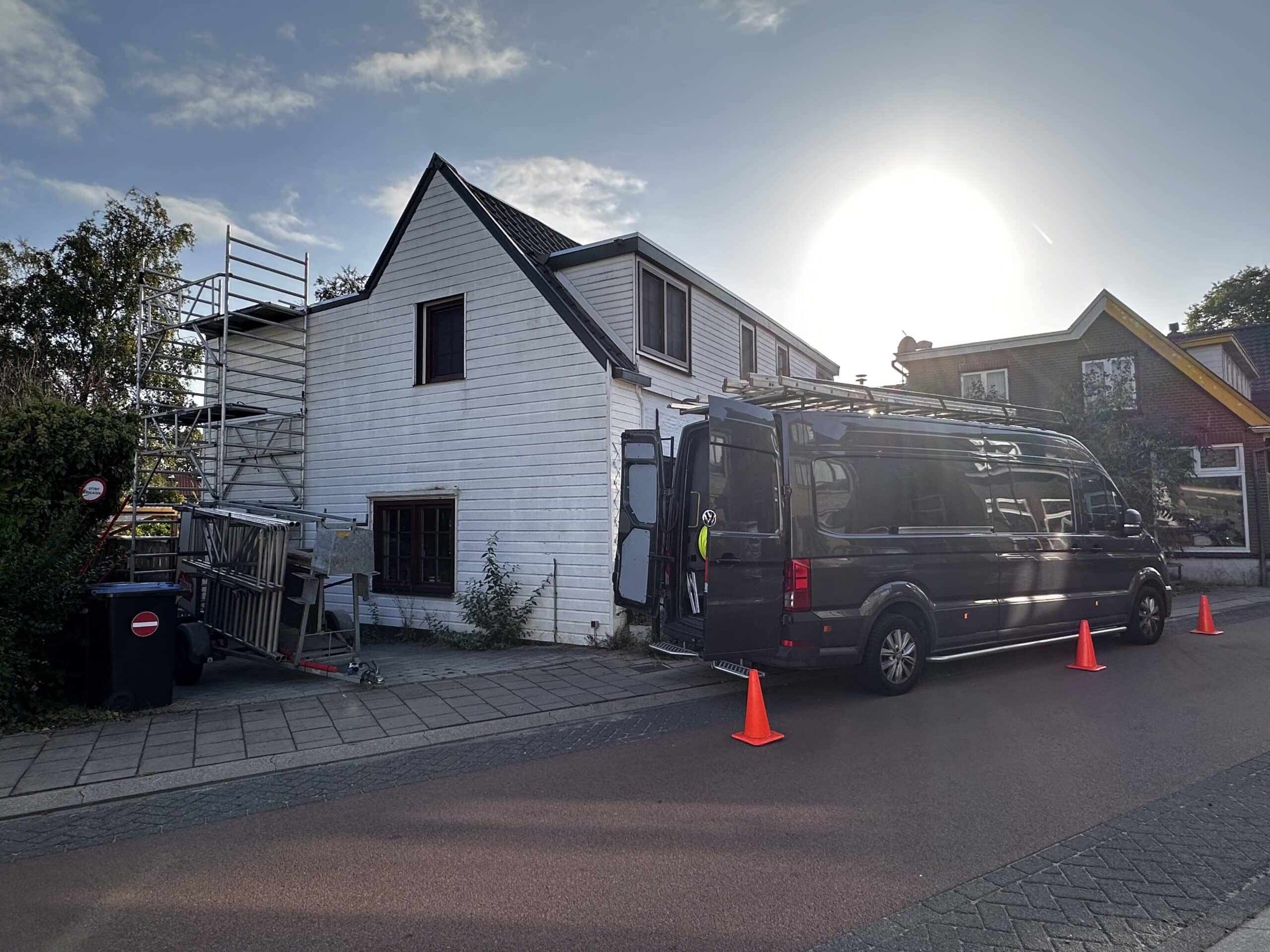 Demontage van 16 zonnepanelen in Nederhorst den Berg