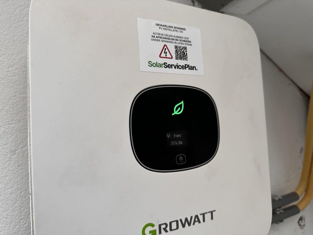 Storing Growatt omvormer