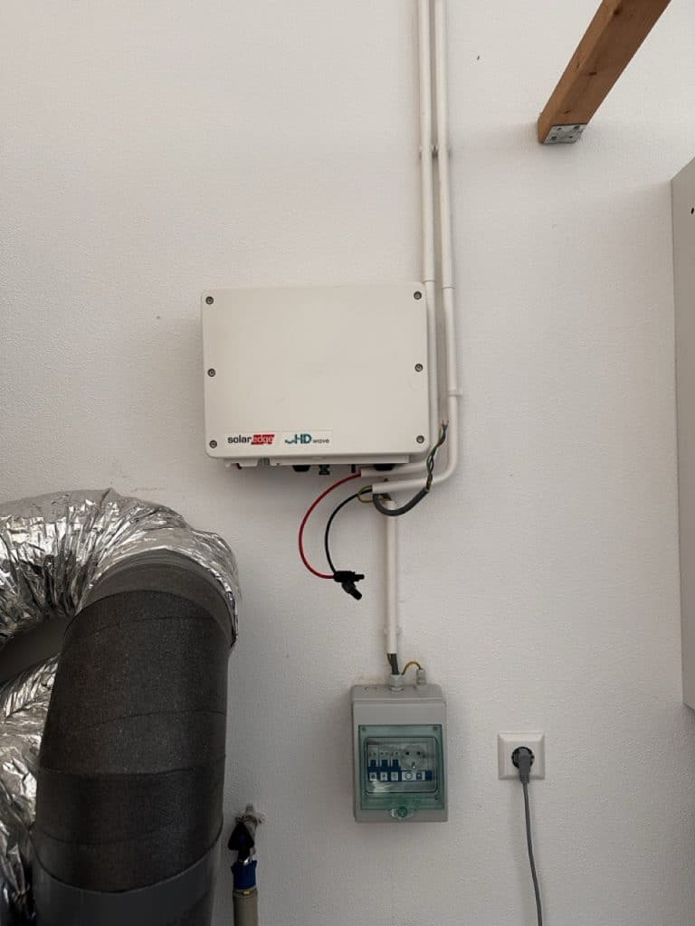 SolarEdge omvormer onder garantie vervangen in Nieuwkoop