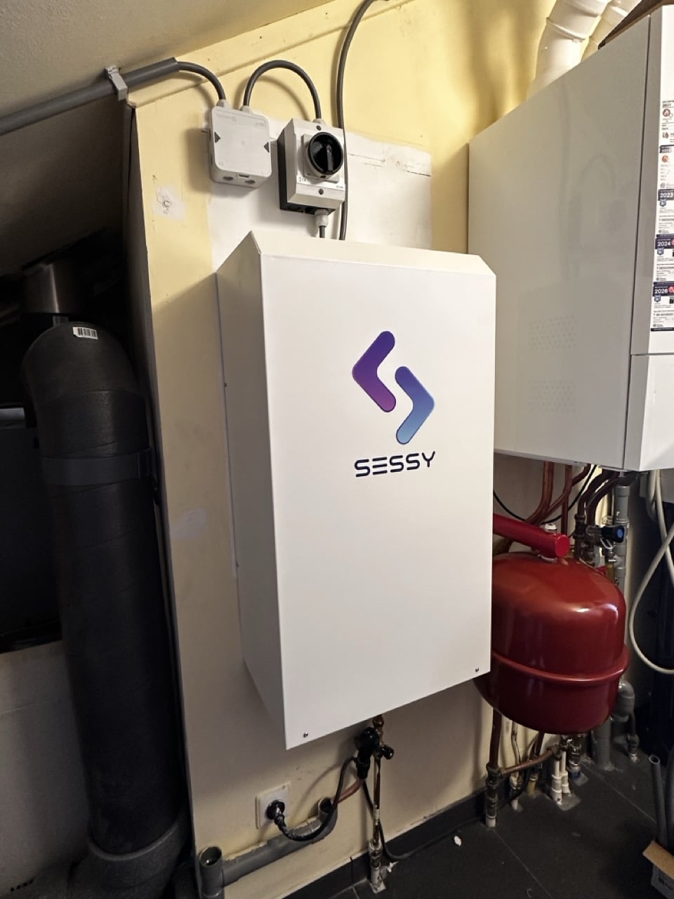 Installatie Sessy thuisbatterij