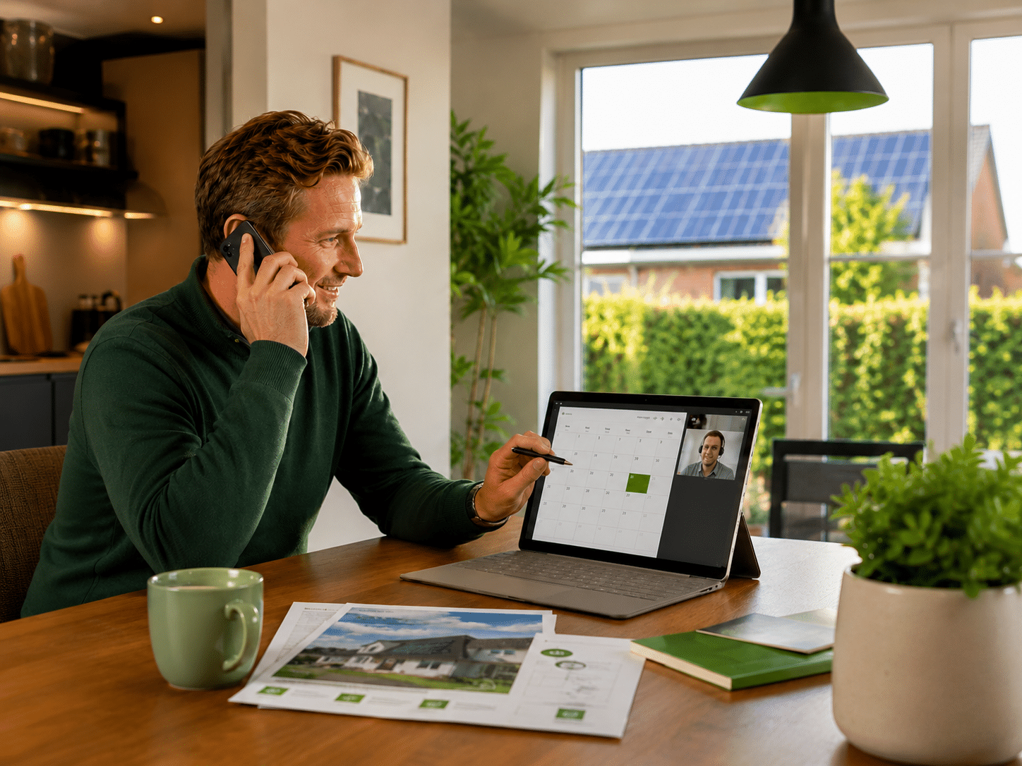 Installatie van de Sessy 5 kWh inplannen