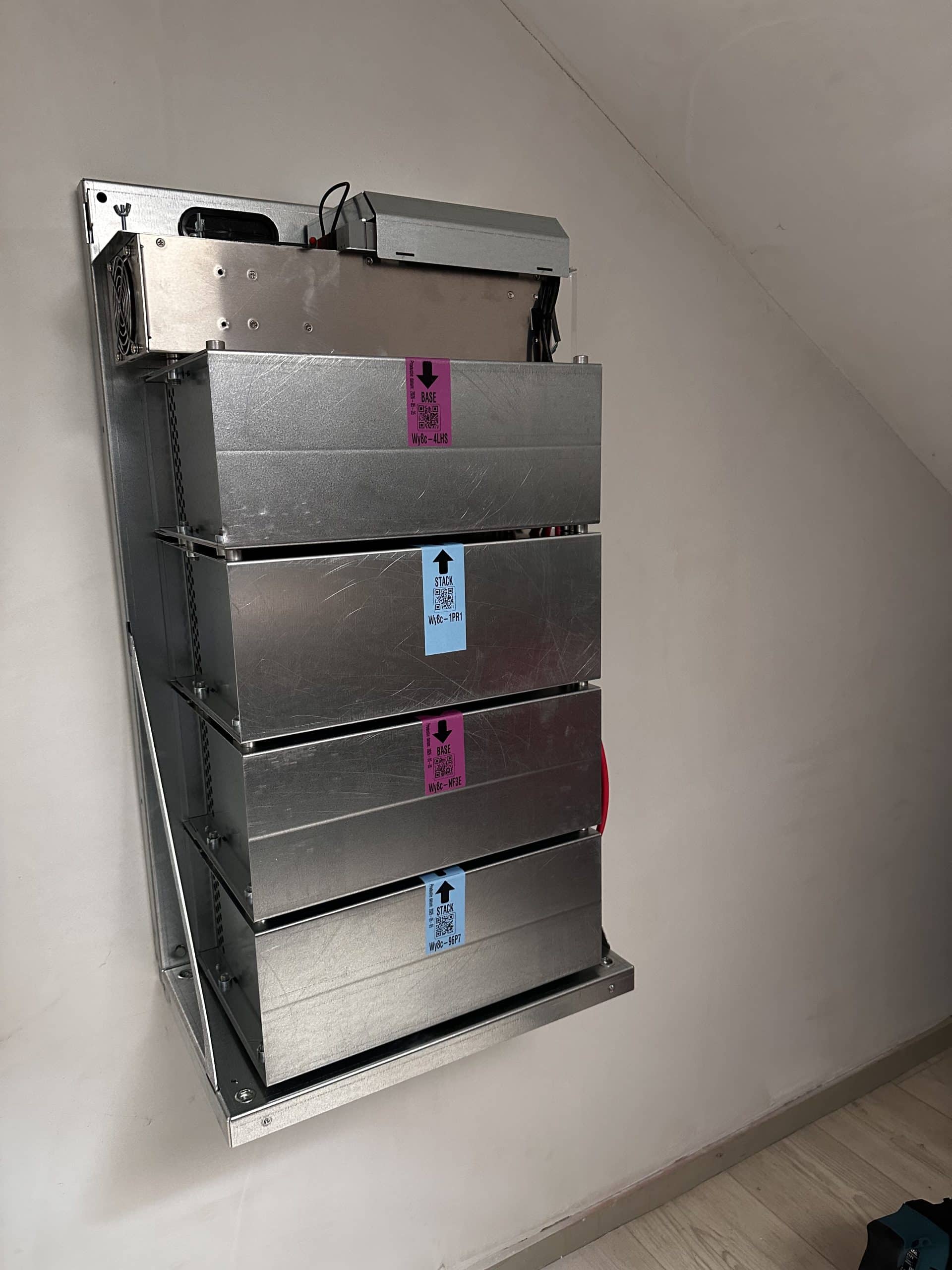 Sessy thuisbatterij van 10 kWh geplaatst bij een woning in Amersfoort