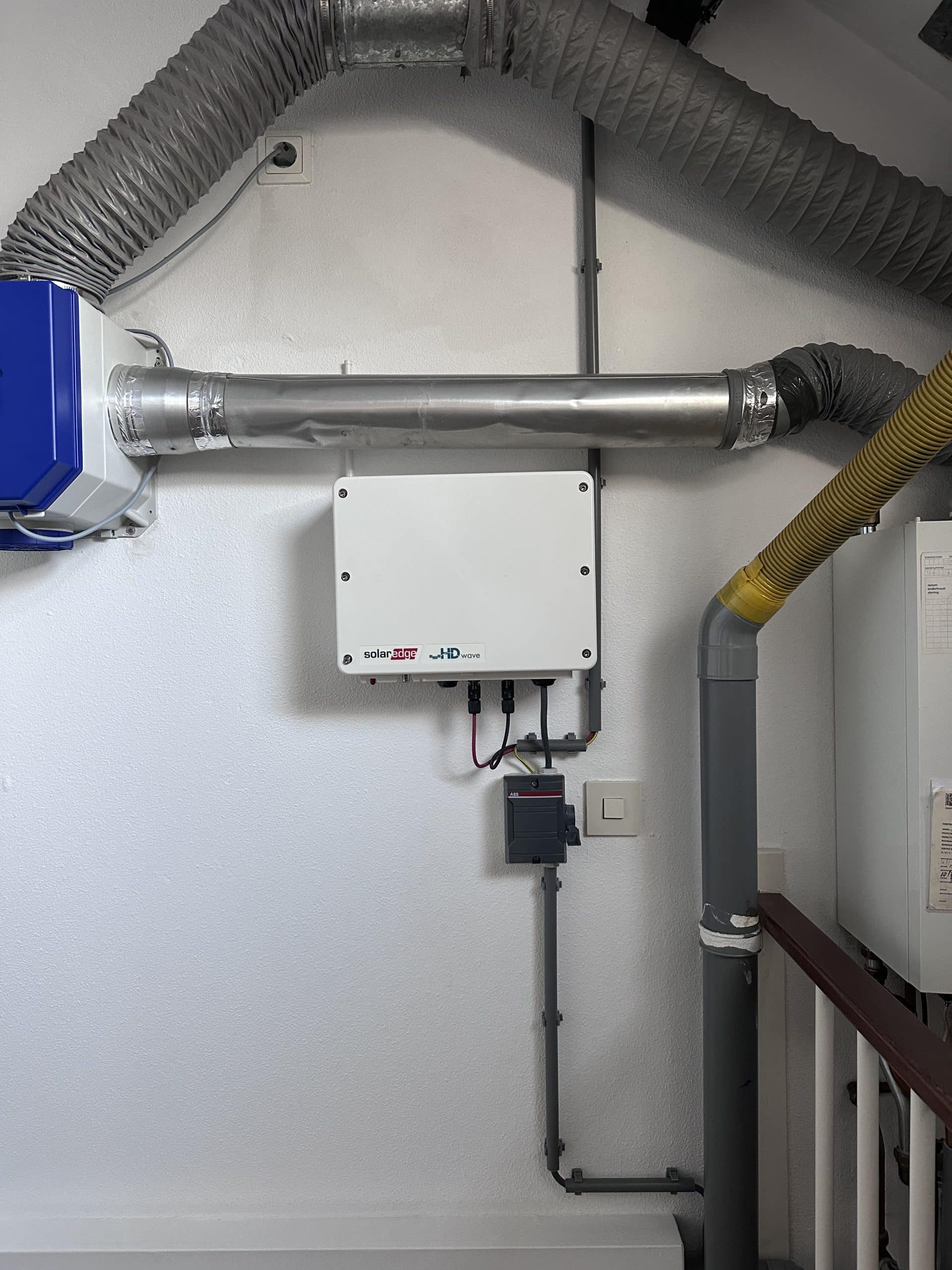 SolarEdge omvormer onder garantie vervangen, Heemskerk